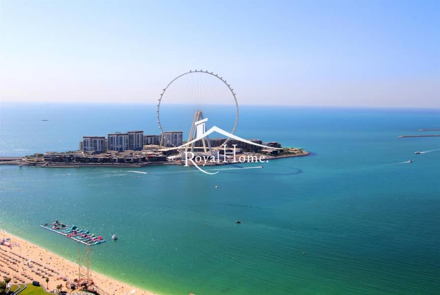 High floor | Sea view |3BR+M| Al Fattan | JBR