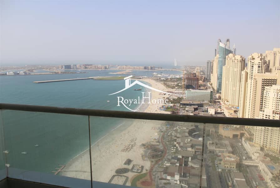 2BR Full panoramic Sea View | High Floor | Vacant