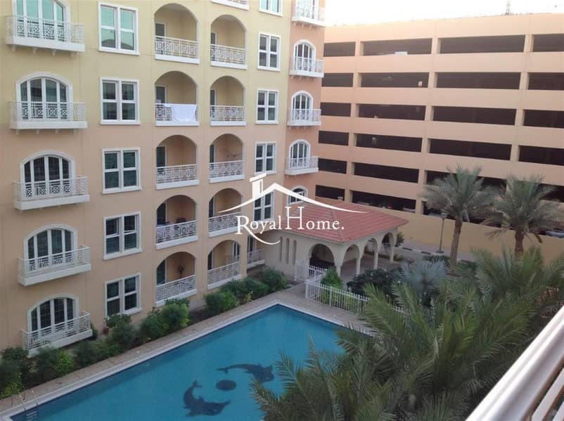 Spacious 2BR + Maid | Vacant | Pool View