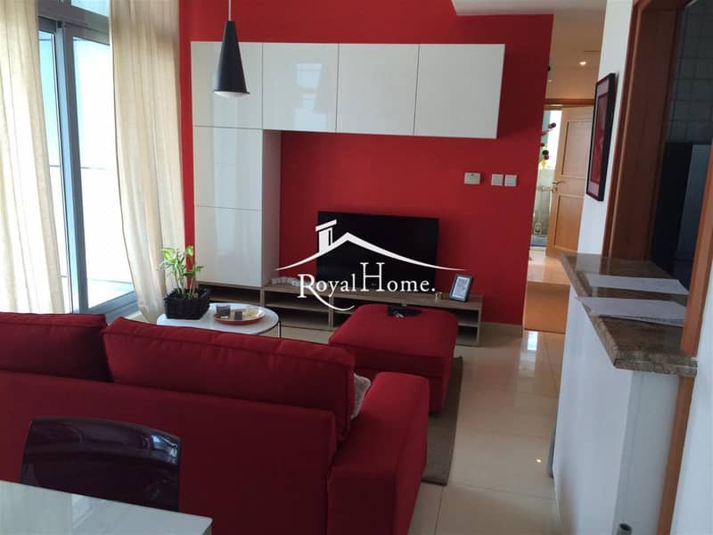 Exclusive. Amazing, Fully Furnished 2 BR + M | No Commision | No Agency Fee
