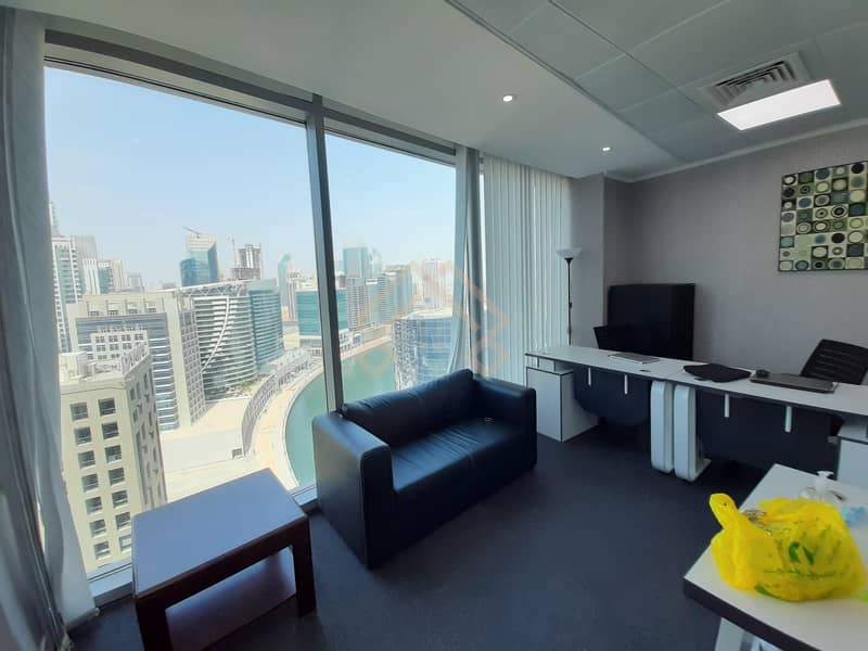 5 Office | rent  | Bussiness Bay| Furnished.