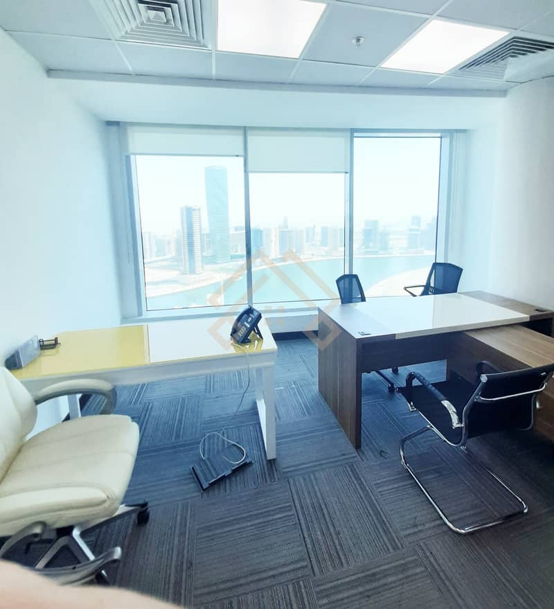 6 Business Bay| Full  Canal VIEW | Office For Rent. .