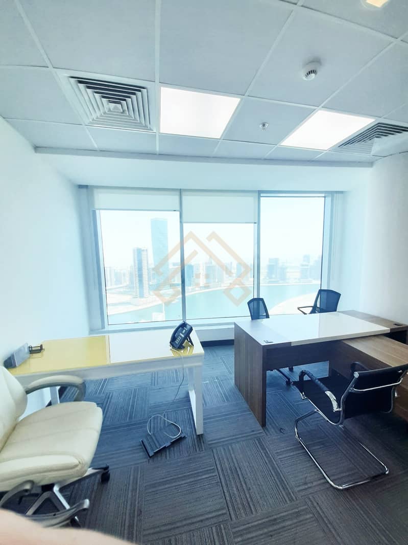 9 Business Bay| Full  Canal VIEW | Office For Rent. .