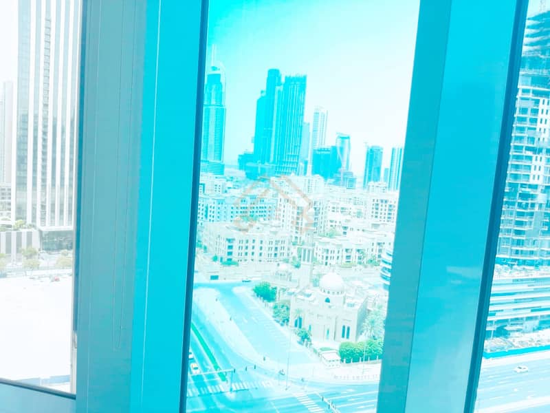 Specious office| with Burj  khalifa  view |Rent.