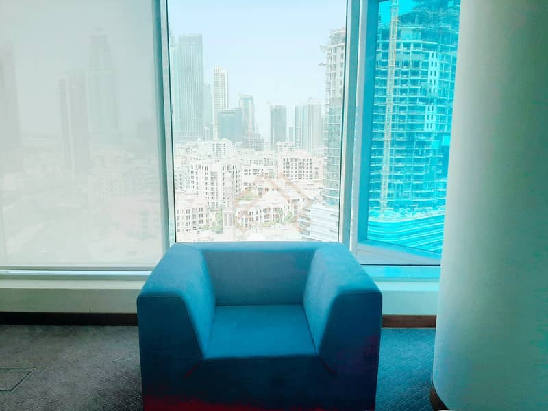 5 Specious office| with Burj  khalifa  view |Rent.