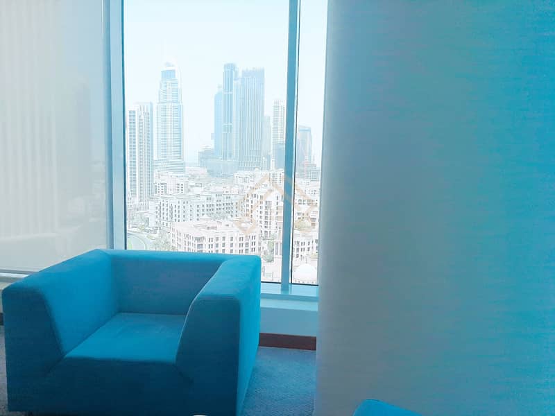 16 Specious office| with Burj  khalifa  view |Rent.