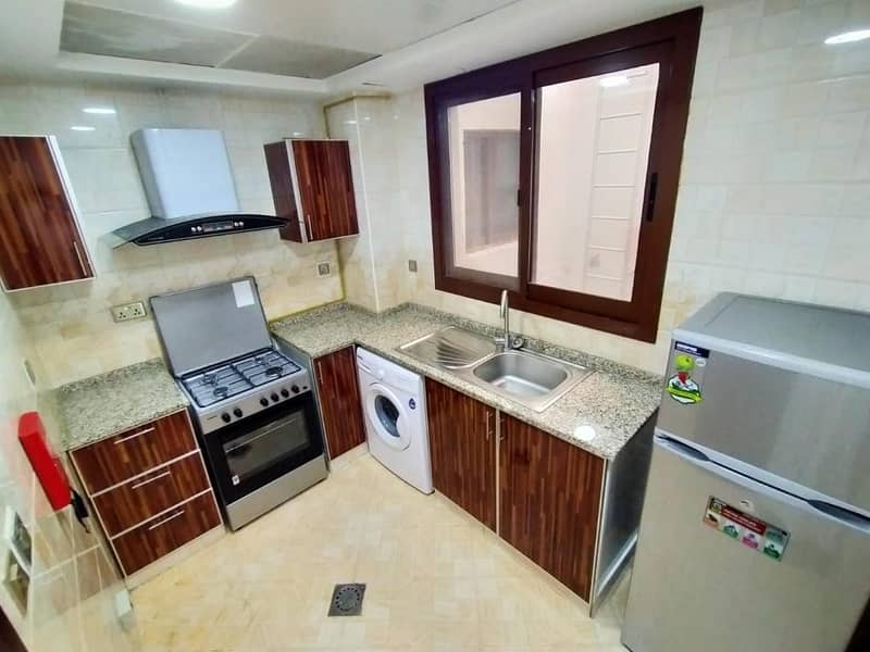 FULLY FURNISHED ONE BEDROOM 4000 PER MONTH IN AL WARQAA 1