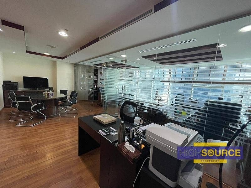 8 Fully fitted large office | amazing view | Near Metro Station |