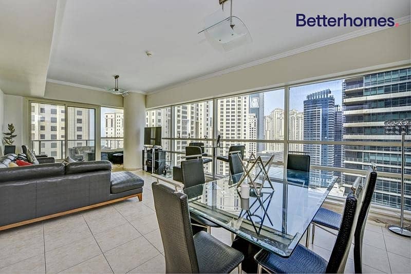 Fully Furnished | Partial Marina View | High Floor