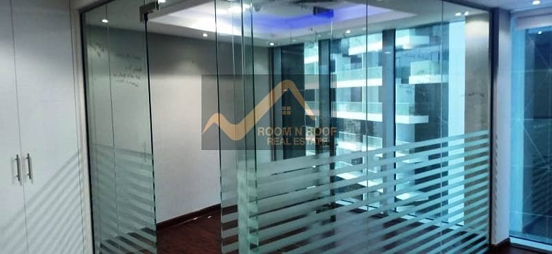 80 Fully Furnished Office| Lake View| Glass Partitions |The Metropolis Tower| Business Bay