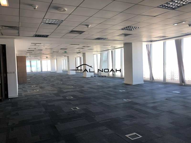 Full floor Office | Semi fitted | Danet Abu Dhabi