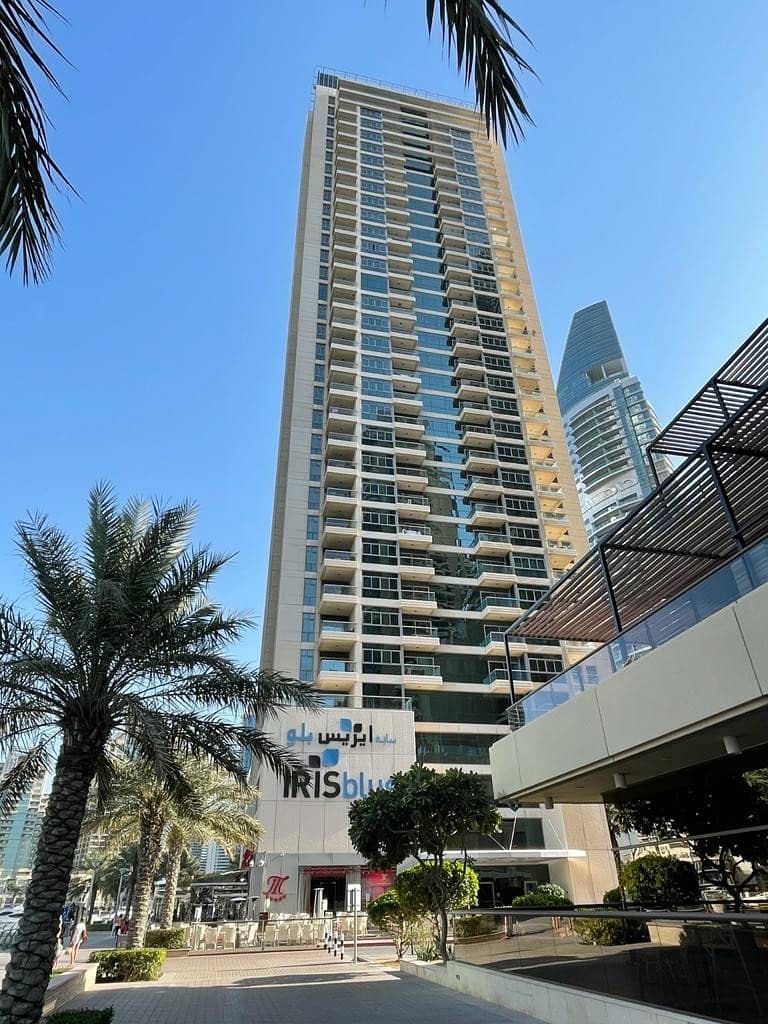 4 luxury Fully furnished ! 2 bed in IRIS BLU dubai marina with sea and marina view. AC is included