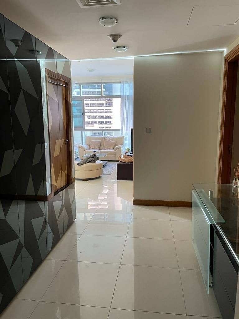 14 luxury Fully furnished ! 2 bed in IRIS BLU dubai marina with sea and marina view. AC is included