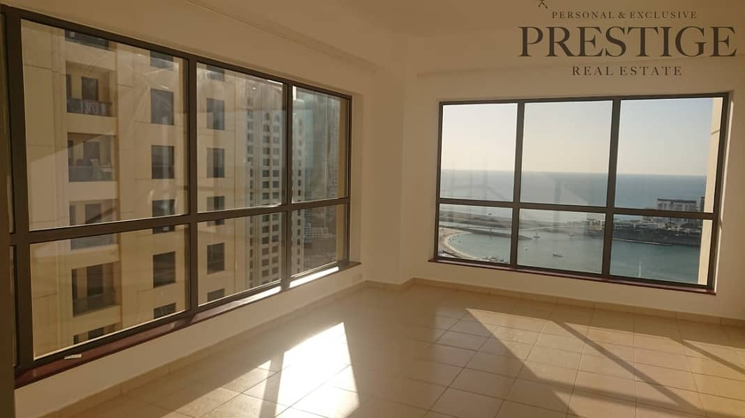 Blue Waters Island and Sea View| Balcony | Semi Open Kitchen | High Floor