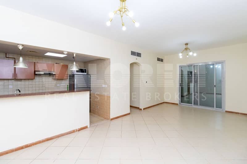 SPACIOUS 2 BR|CHILLER FREE|UNFURNISHED|LOW FLOOR