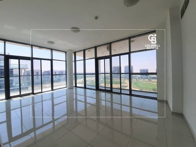 Golf Course View | 3 Bed Plus Maids | High Floor