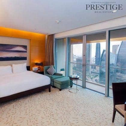 9 Studio with Burj khalifa view Address Dubai Mall