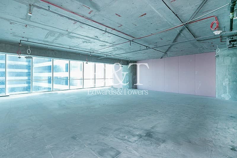 8 Shell and Core Office for rent Burj Al Salam