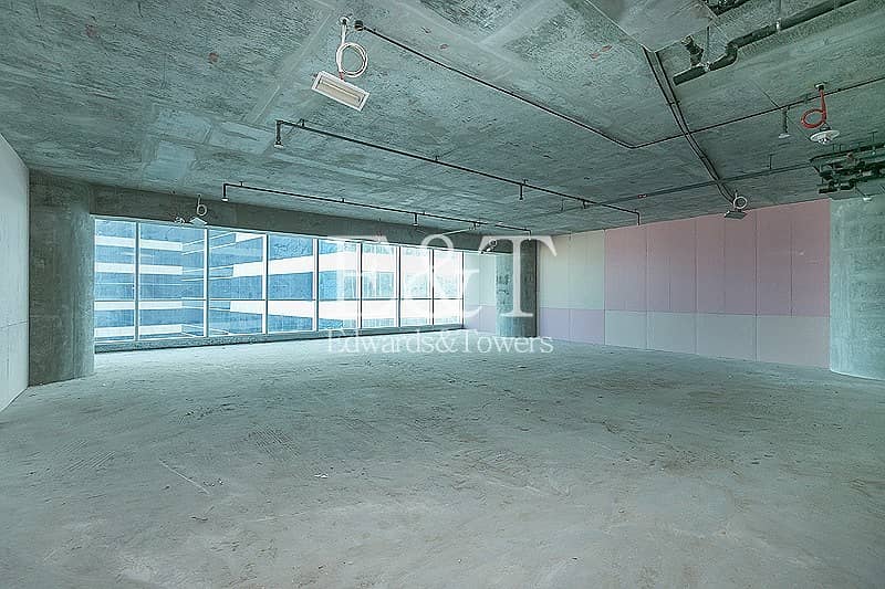 16 Shell and Core Office for rent Burj Al Salam