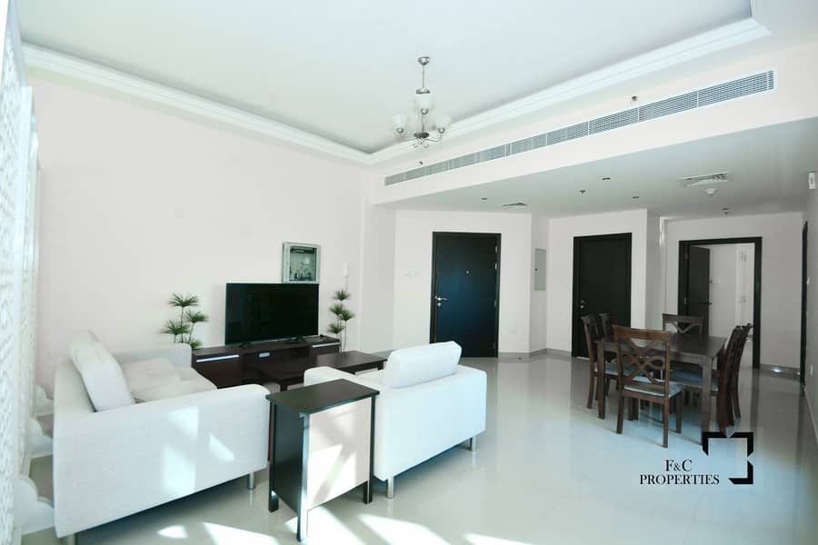 7 Furnish |1Bed Penthouse | Chiller Free| 12 Cheques