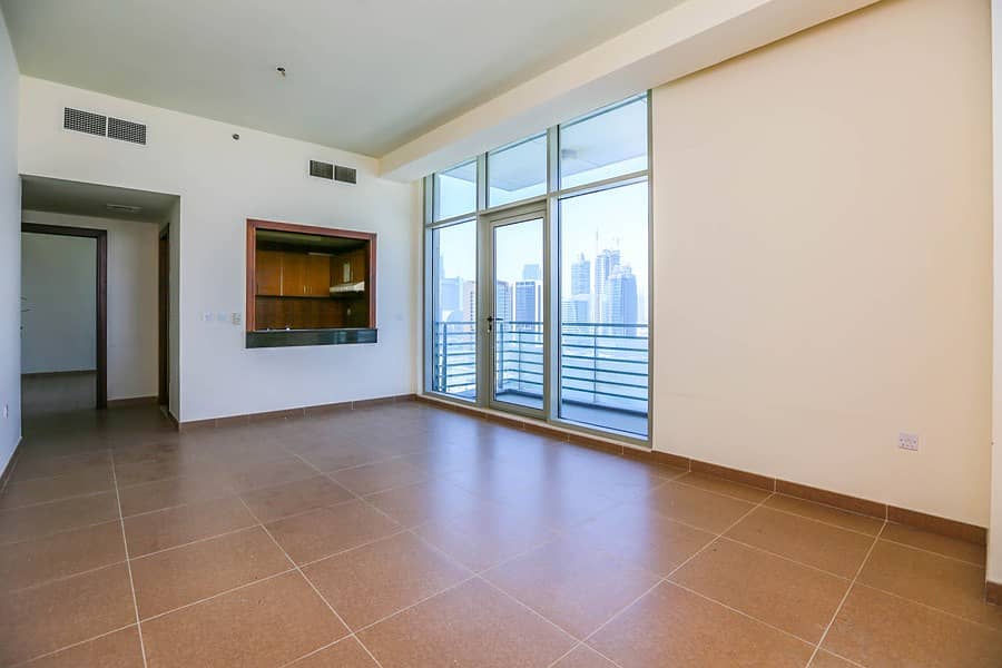 well-maintained 1 BR in Hamilton Tower