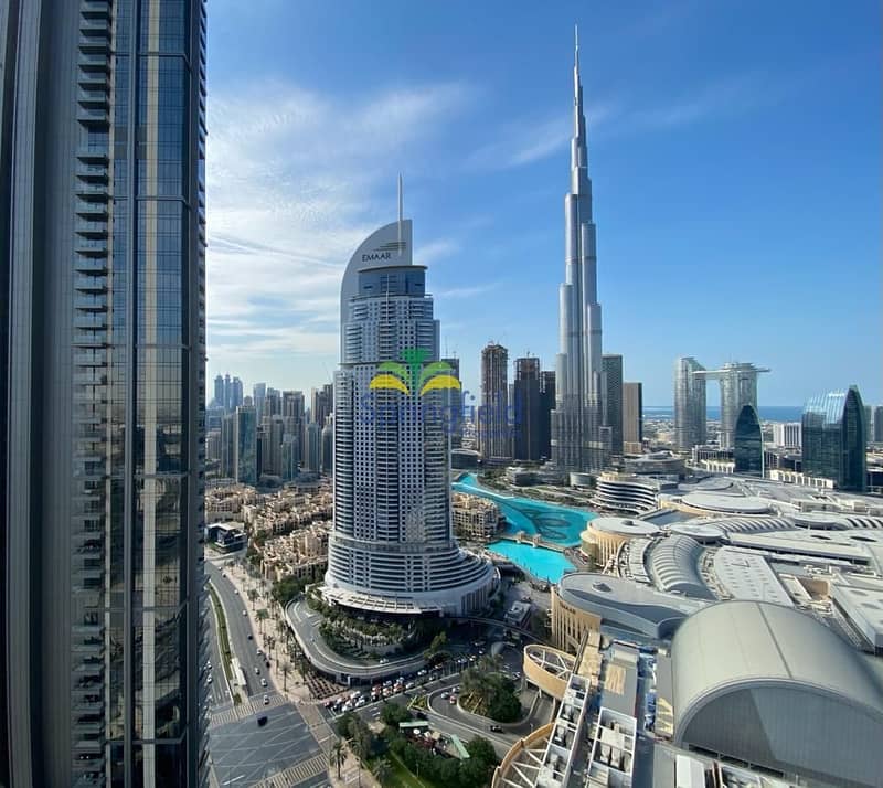 Best Price | Burj Khalifa And Fountain View | Mid Floor | Serviced