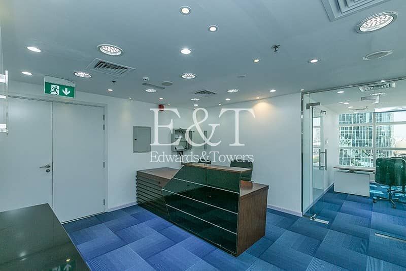 Fully Fitted Office in Nassima Tower | SZR