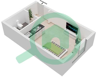Jatropha - Studio Apartment Type C4 Floor plan