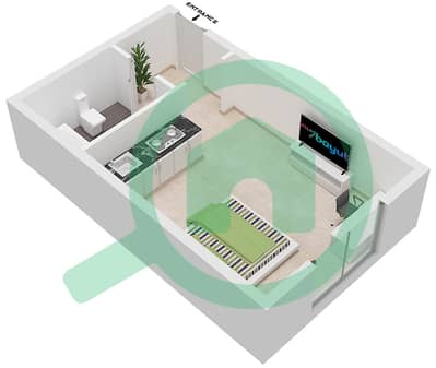 Jatropha - Studio Apartment Type C8 Floor plan