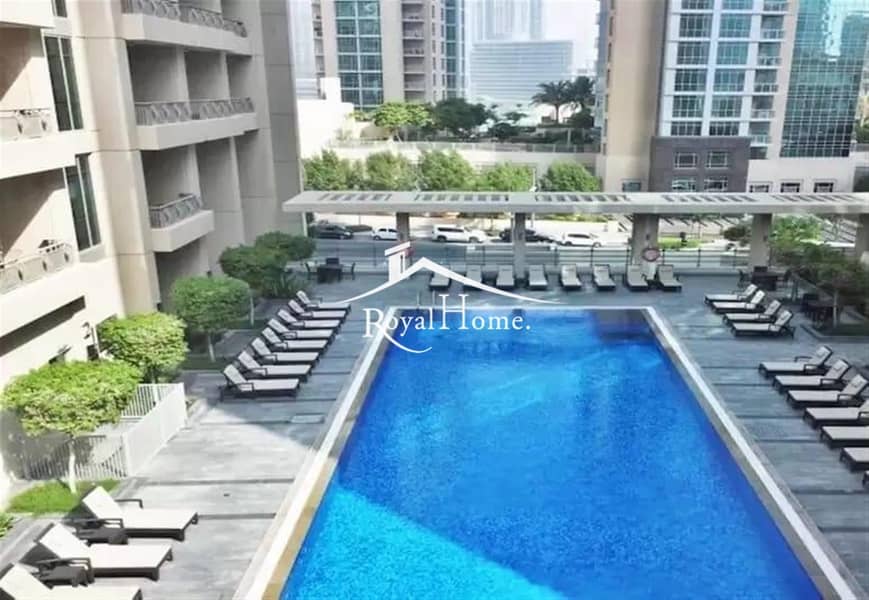 10 Fully Furnished Studio with balcony in BLVD Central Podium with Community View