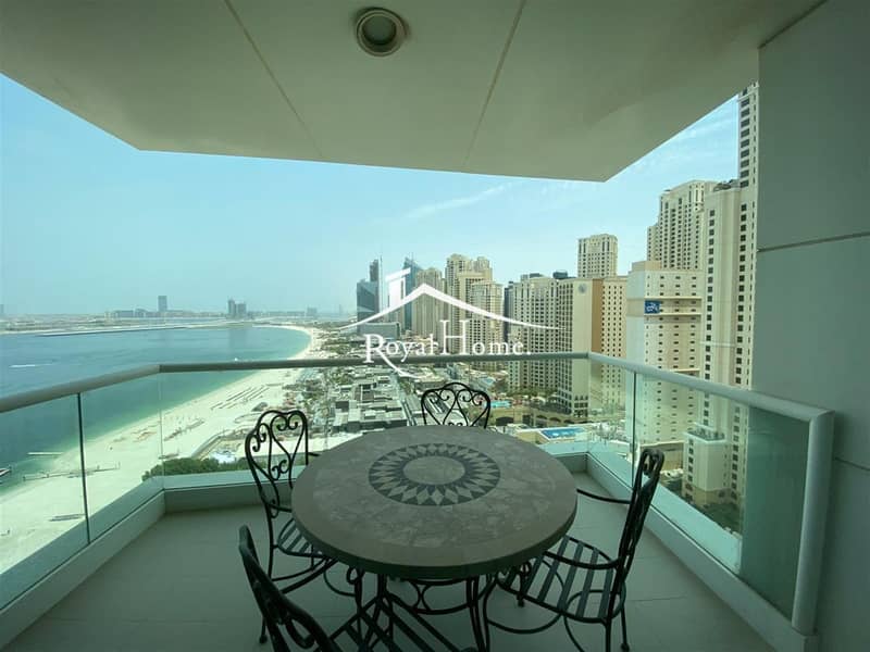 Furnished | 2BR Apartment with Panoramic Sea View