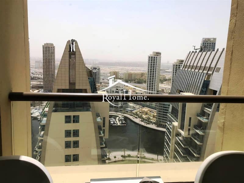 3 Sea and Marina  View  Vacant  Furnished Apartment