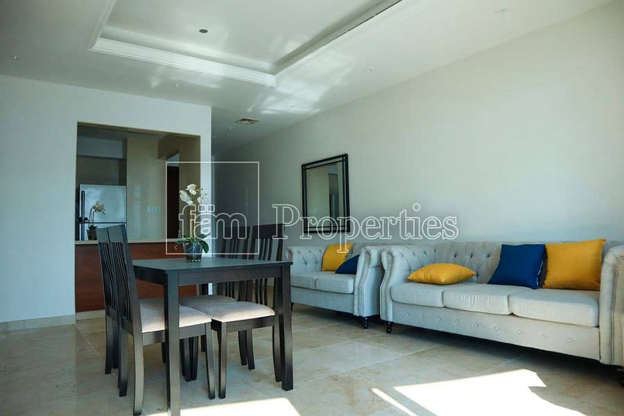 2 BR Apt.  Furnished with Partial Marina View