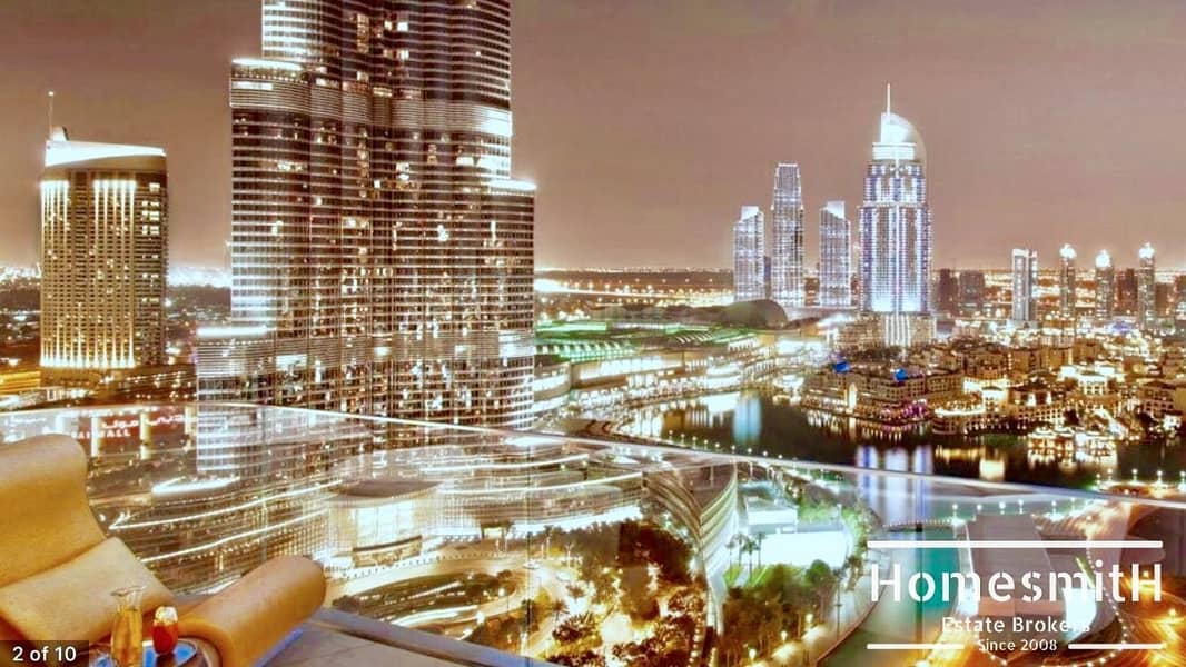 OPULENT | LUXURY AT ITS BEST | VIEWS OF FOUNTAIN AND BURJ KHALIFA |