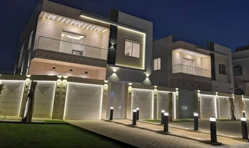 For urgent sale due to the necessity to travel, one of the most luxurious villas in Ajman, with personal construction and finishing near the asphalt street and opposite the mosque near Al Hamidiyah Police Station, with the possibility of free ownership fo