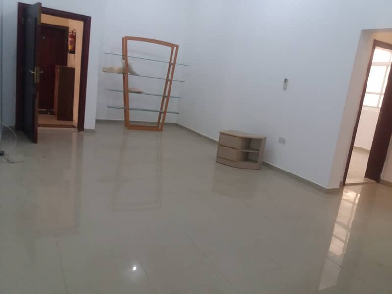 Nice Flat (2b/r)(hall) for monthly rent in Shakhbout City -   good space- good location-big kitchen-