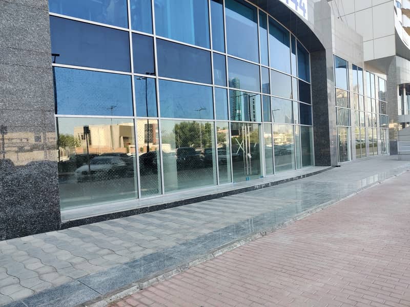 Brand new showroom for rent in Mina road Abu Dhabi city