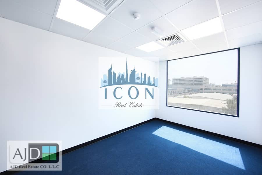 3 Furnished serviced offices at Al Gahoud