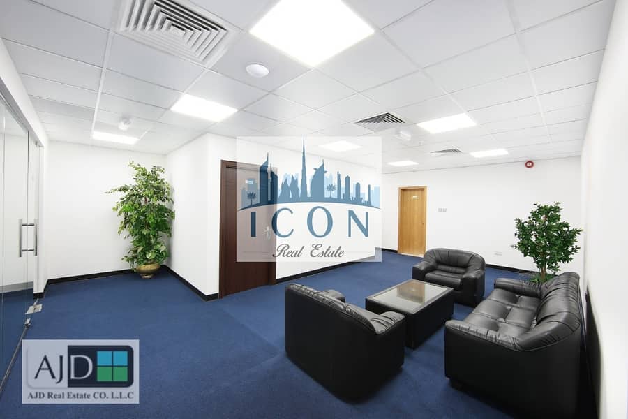 10 Furnished serviced offices at Al Gahoud