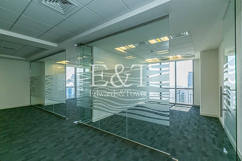 Fully Fitted Office for rent in Marina Plaza