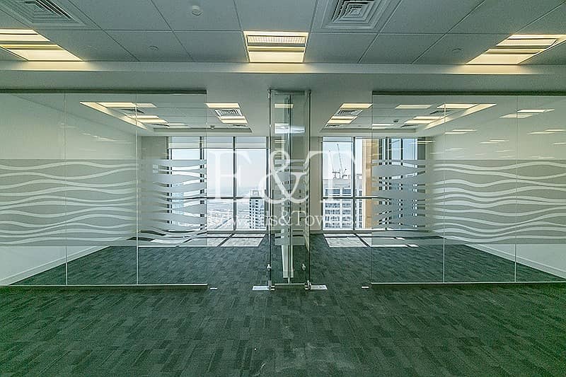 6 Fully Fitted Office for rent in Marina Plaza