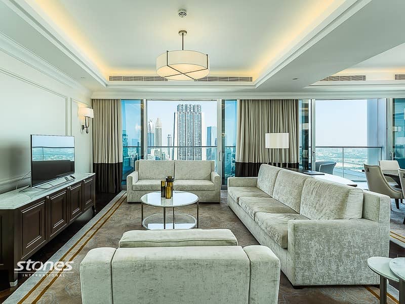 12 Stunning 3Bedrooms | 50+ floor | Fully furnished