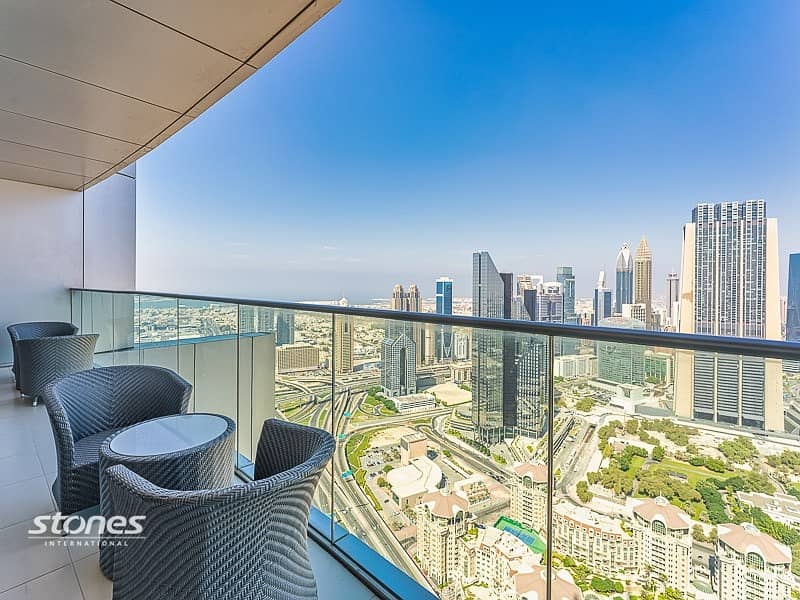 53 Stunning 3Bedrooms | 50+ floor | Fully furnished