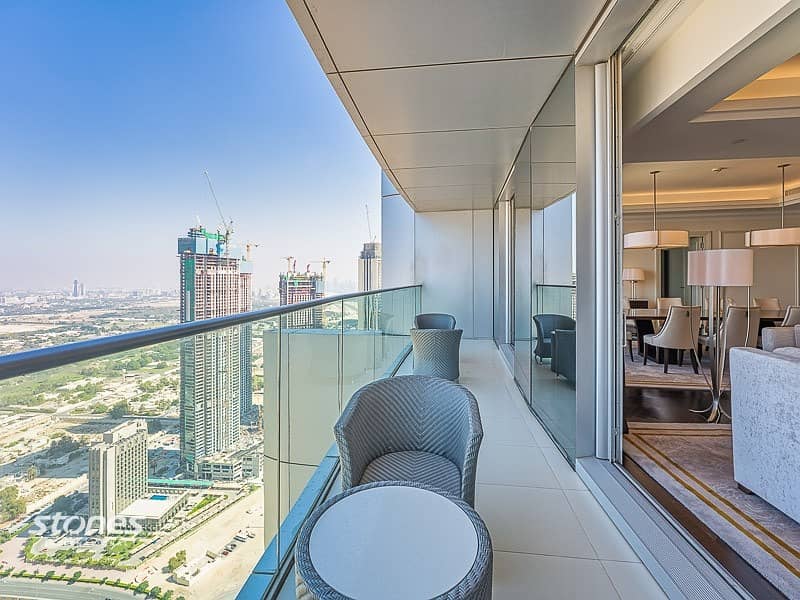60 Stunning 3Bedrooms | 50+ floor | Fully furnished