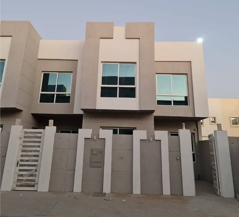 For sale at a snapshot price and without commission, a new villa for the first inhabitant with a very elegant personal finishing and in an excellent location near a mosque on a street near Sheikh Mohammed bin Zayed Street. The possibility of buying in cas