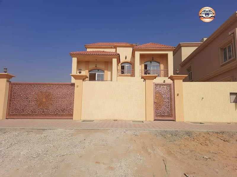 Villa for sale in Ajman, Al Mowaihat area, second piece of Sheikh Ammar Street, directly at a snapshot price, with the possibility of bank financing