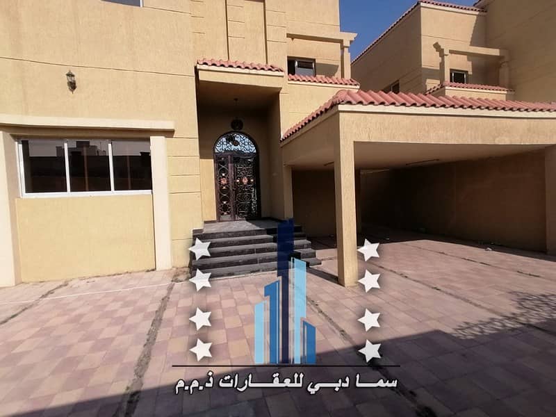 Luxurious Arabian style villa for rent in Ajman, directly on the main street