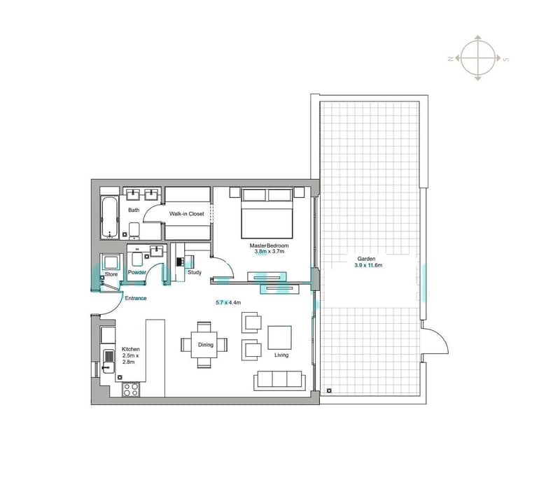 10 1 Bedroom | Large Courtyard | Exclusive