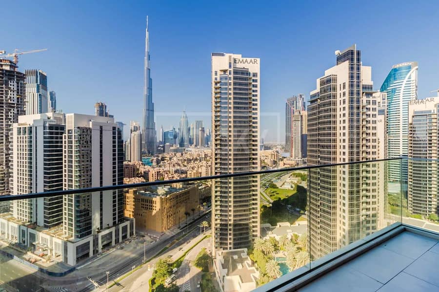 10 Brand New | Fully Furnished | 2 Bed | Full Burj Khalifa View