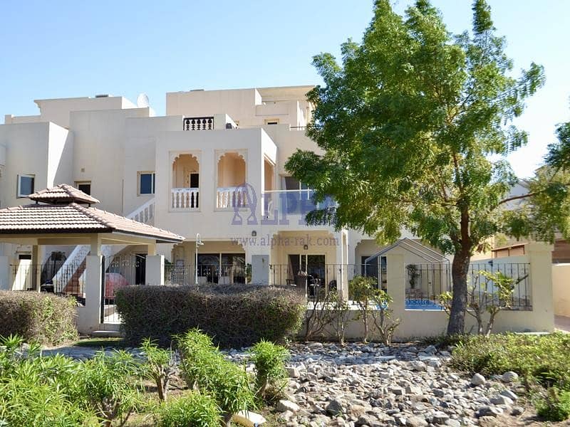 Al Hamra Village upgraited Duplex Villa for Sale